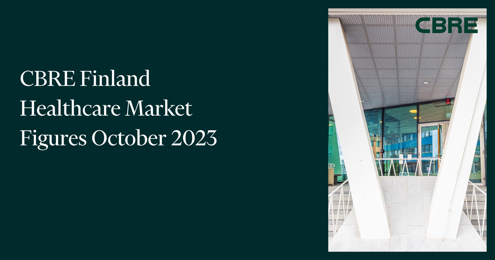 Landing Page.Finland Healthcare Market Figures Oktober 2023